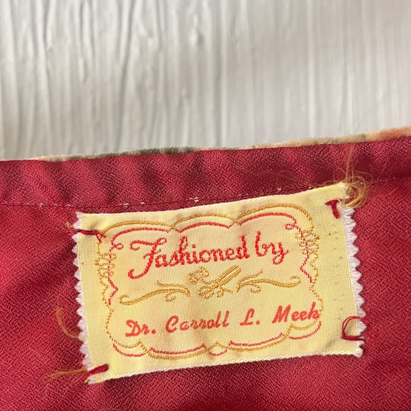 Beautiful Rare Vintage 60s Velvet Mini Vest Dress - Picture 6 of 6